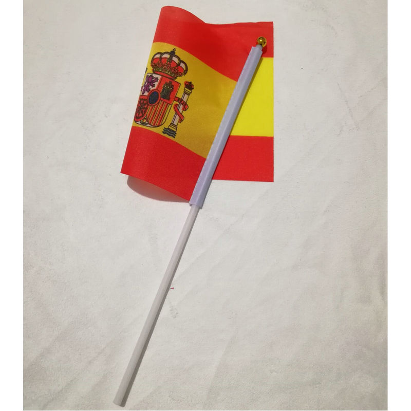 Cross-border supply of 14*21cm, 8-sized Spanish hand-cranked flag Application Scenario
