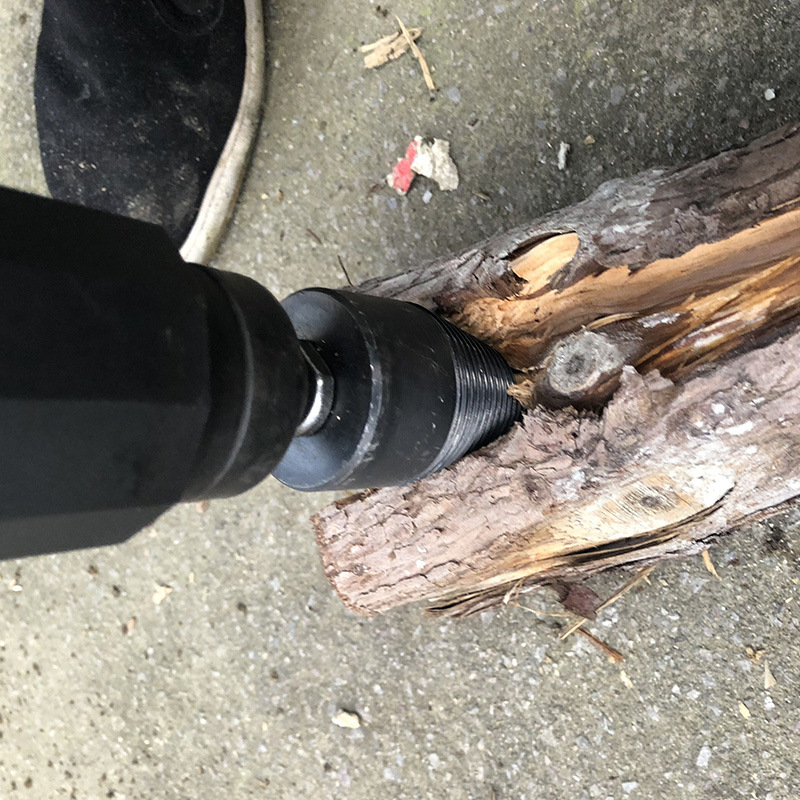 Wood Splitting Drill Wood Splitting Tool Electric Drill Wood Splitting Hammer Electric Wood Machine Split Cone Drill Woodworking Hole Opener Specification drawing
