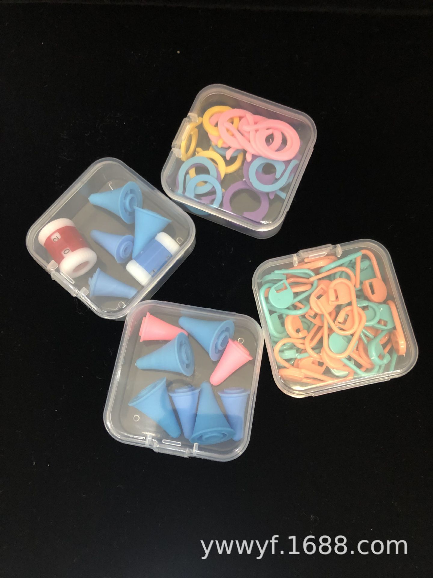 透明收纳盒/小配件收纳盒/小别扣包装盒/塑料盒/编织工具厂家批发产品图