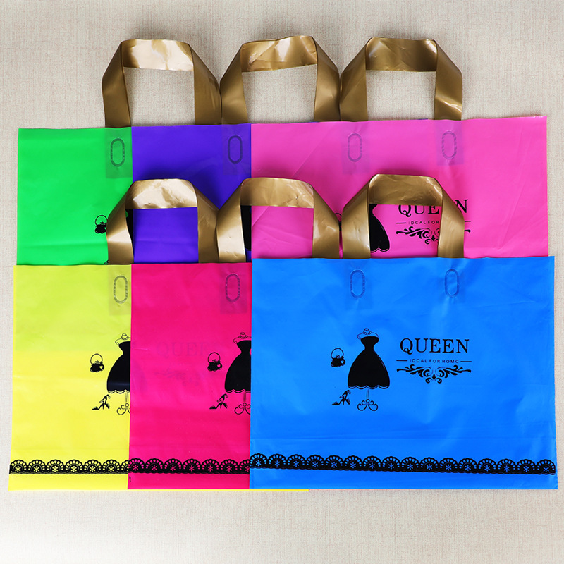 Plastic handbags, clothing, glasses, mobile phones, cosmetics, store bags, logo design, gift bags, shopping pe packaging bags pic 8