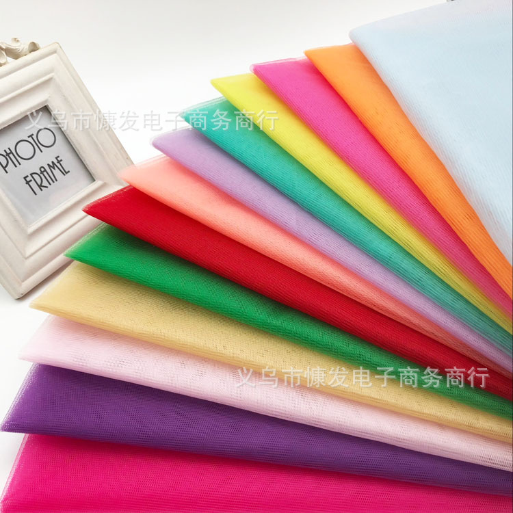 Hard polyester 30D hexagonal reinforced mesh, hard mesh fabric, fine mesh fabric, special for wedding dress fabric with embroidered pattern mesh Hard polyester 30D hexagonal reinforced mesh, hard mesh fabric, fine mesh fabric, special for wedding dress fabric with embroidered pattern mesh
