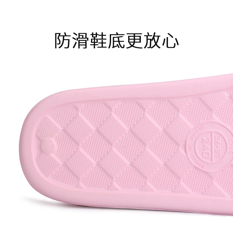 Summer Slippers Ladies Fashion Indoor Thick Soft Bottom Bath Non-Slip Home Male Slippers Couples Wear Outside Application Scenario