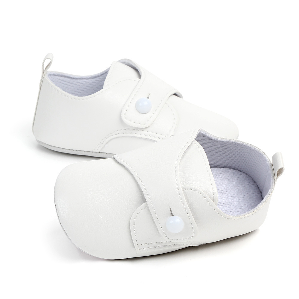Spring and Autumn new styles for baby girls, 0-1 year old, toddlers, button baby shoes, and walking shoes, 2026 Item Picture