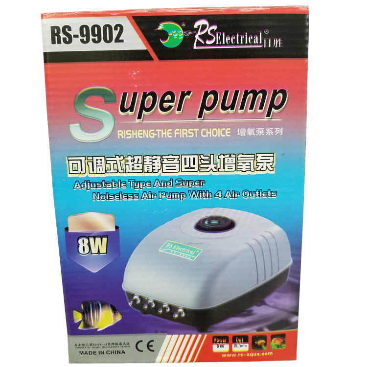 Wholesale Risheng high-end air pump RS-9902 oxygenation pump from aquarium tank manufacturer Item Picture