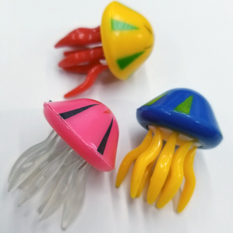 Wholesale of 10 floating plastic fish for fish tank decoration, including octopuses, plastic jellyfish and simulated small artificial fish Specification image