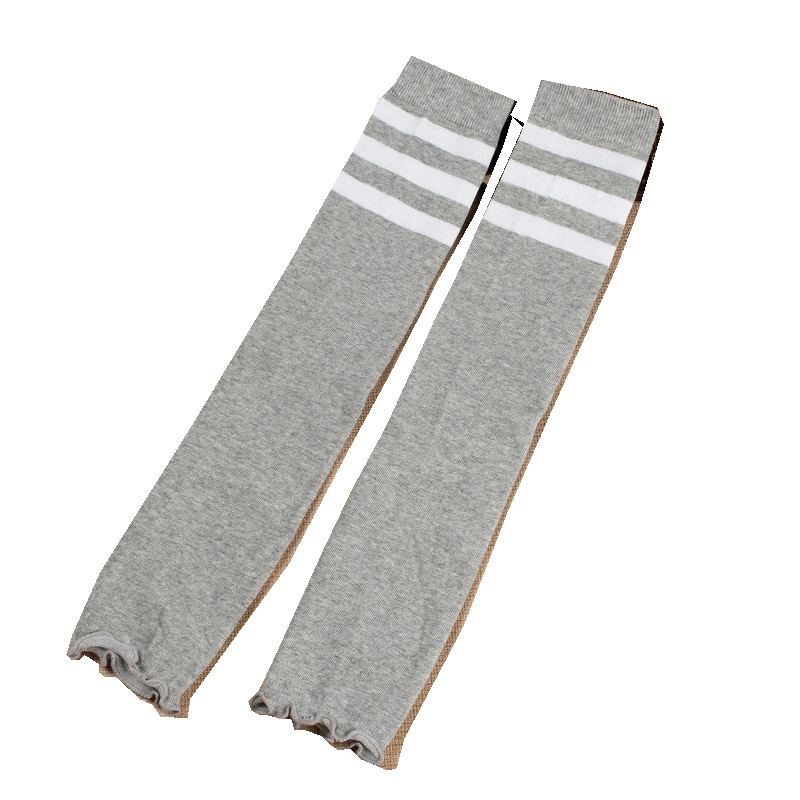 Japanese autumn and winter new combed cotton warm socks, three-bar student socks, air-conditioned room knee and leg guards Item Picture