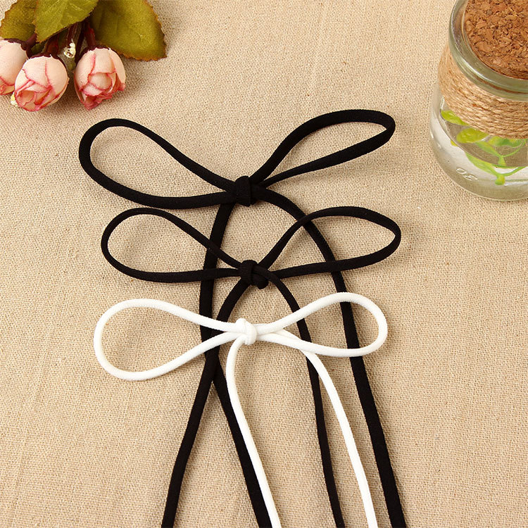 Supply Durable Mask Elastic Band Round Core Beauty Back Bra Shoulder Strap Handmade Accessories Diy Elastic Band Application Scenario