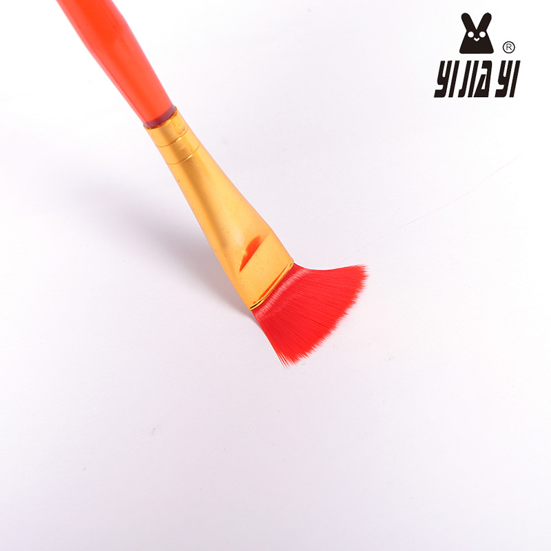 7-piece children's art brush set, candy-colored plastic colored pens with clay knife + palette manufacturer Item Picture