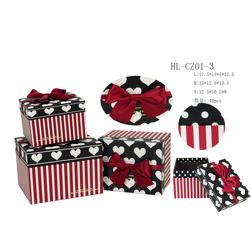 Manufacturers Supply Wholesale Gift Box Packaging Box Jewelry Accessories Storage Box Set Paper Bag Box details Picture