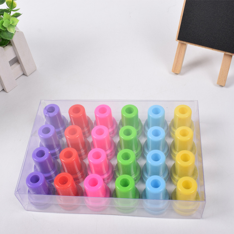 塑料皇冠花朵印花儿童玩具/幼儿教师奖励章/礼品印章厂家批发产品图