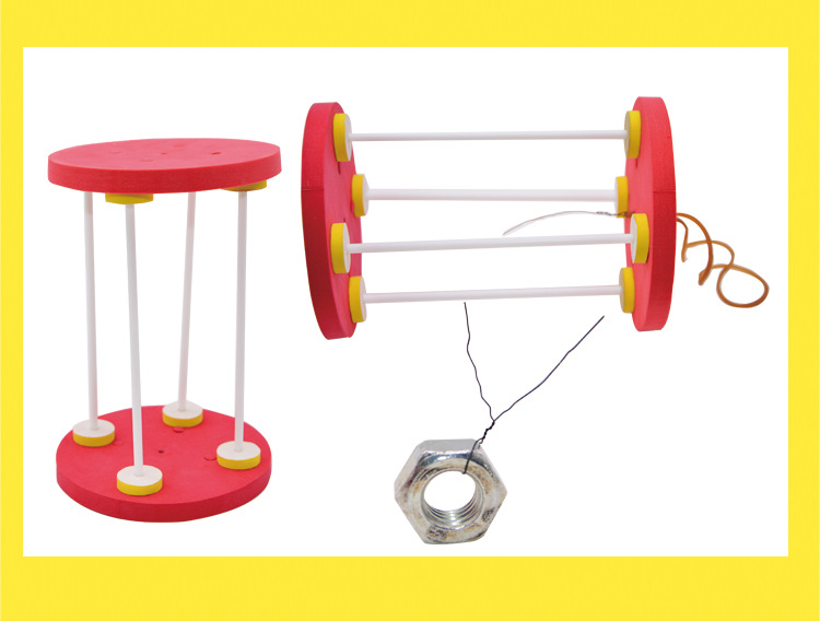 DIY科技小制作回力球儿童玩具 实验器材儿童手工制作实验