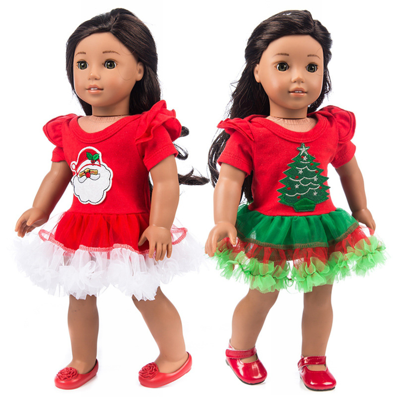 Cross-border venta caliente juguete muñeca ropa 18 pulgadas americano niñas wawwear vestido muñeca boneca ropa accesorios