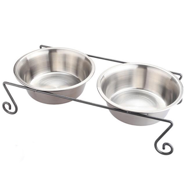 Baojie Pet Bowls, stainless steel cat bowls, dog food bowls, cat food bowls, pet supplies manufacturer wholesale Specification image