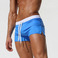 欧美男士泳裤 平角游泳裤 时尚后袋设计 外贸沙滩裤透气海滩裤图