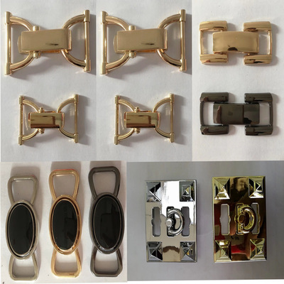 Venta en stock popular metal de cuero insertar cerraduras, accesorios de hardware, bolsas accesorios de hardware, bolsas mosquetones pequeños mosquetones details Picture