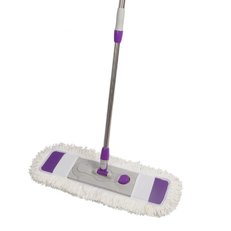 Factory price wholesale large flat mop, wooden floor flat fiber flat push cloth mop, lazy mop Item Picture