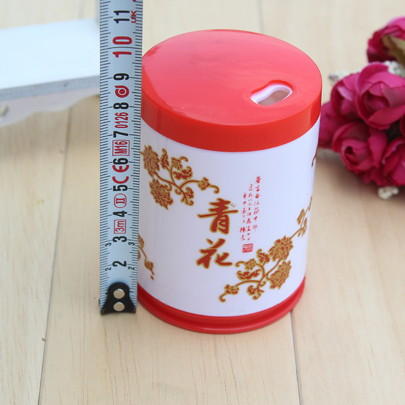 青花瓷牙签瓶/塑料牙签筒/一元两元店日细节图