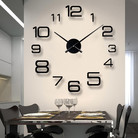 亚马逊爆款热卖扫秒客厅创意钟欧式时钟创意墙贴装饰DIY亚克力钟