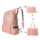 户外防水折叠双肩包多功能旅行背包可手提可折叠两用背包批发图