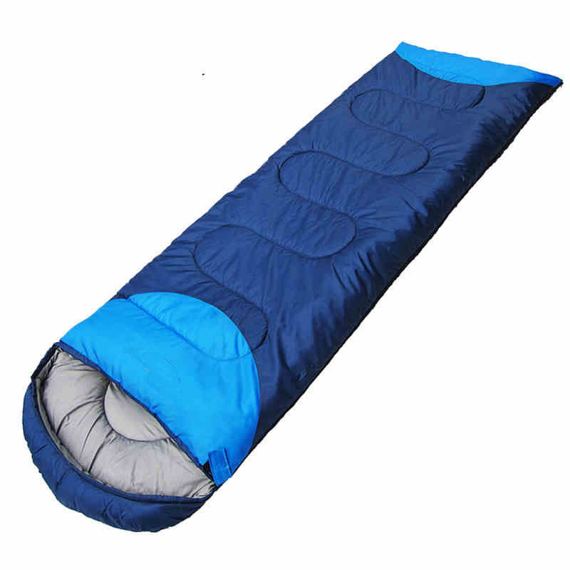 Wholesale 1.3kg envelope-style cap sleeping bags, polyester waterproof coating outdoor camping warm sleeping bags, adult sleeping bags details Picture