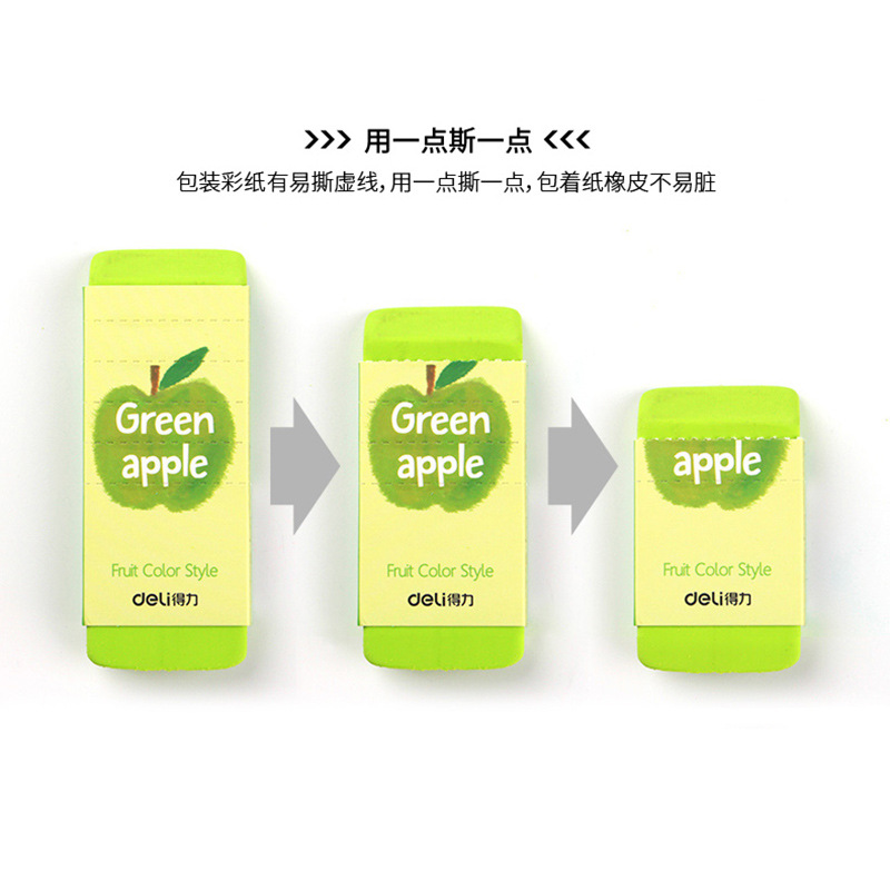 Deli Fruit Large Eraser 71050 Color Large Eraser Correction Eraser Large Eraser Item Picture