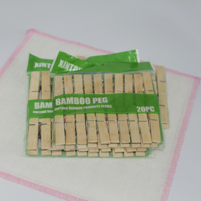 Factory Direct Clothes Drying Windproof Hot Sales Photo Wall Supplies Two Yuan Shop Stall Hot Sale Size Bamboo Clip Wholesale Application Scenario