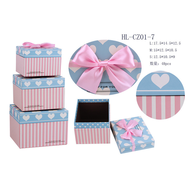Manufacturers Supply Wholesale Gift Box Packaging Box Jewelry Accessories Storage Box Set Paper Bag Box Item Picture