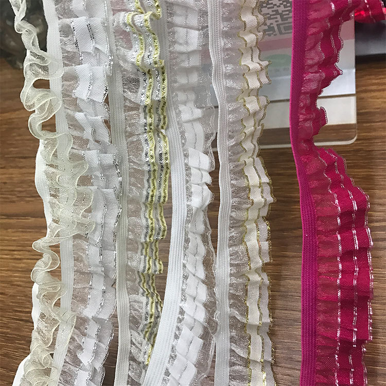 Unilateral Double-Layer Elastic Belt Garment Accessories Diy Jewelry Webbing Manufacturers Direct Sales Quality Assurance Application Scenario