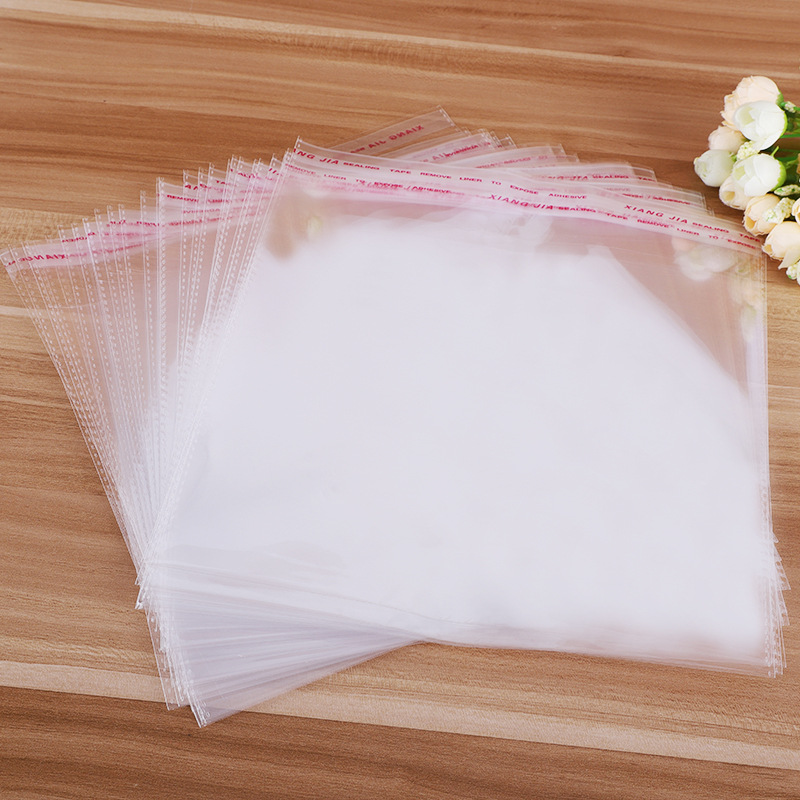 In-stock OPP bags, transparent plastic bags, clothing packaging bags, mask bags, self-sealing bags, pe self-adhesive bags, printing details Picture