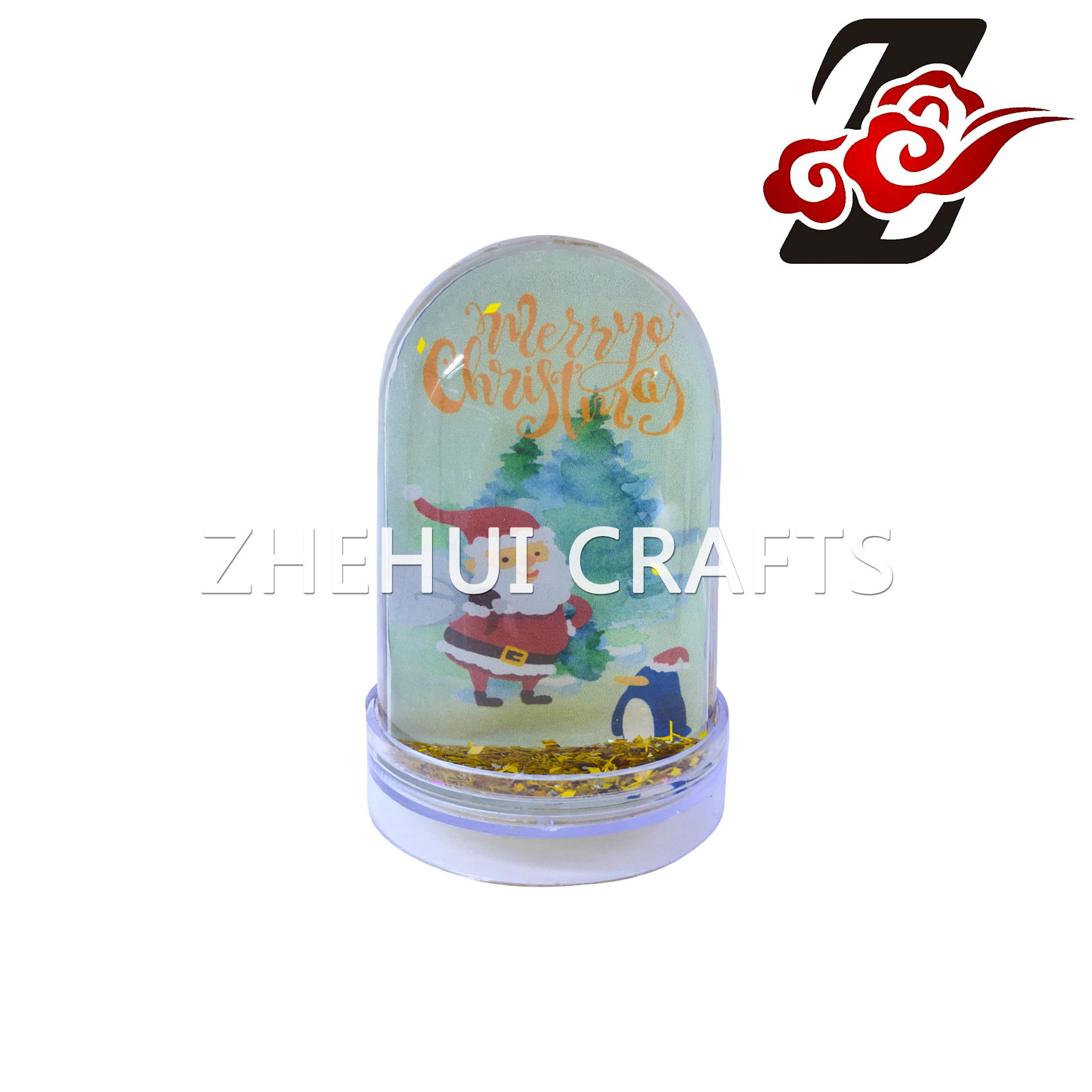 半圆水球相框，流沙相框，水球摆件哲辉06