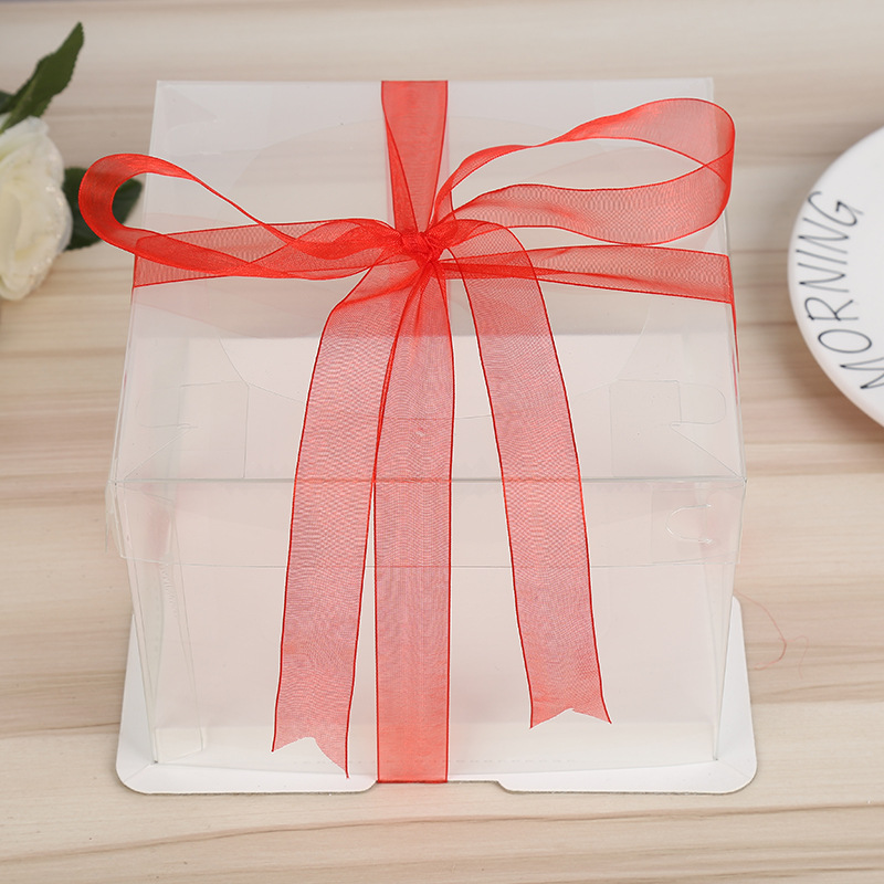 Red silk ribbon, bow, cake packaging cloth strip, gift strap, silk ribbon, satin ribbon, diy handmade decoration gift Specification image