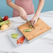 菜板砧板 多功能创意抽屉砧板塑料菜板多功能加厚案板收纳ABS砧板
