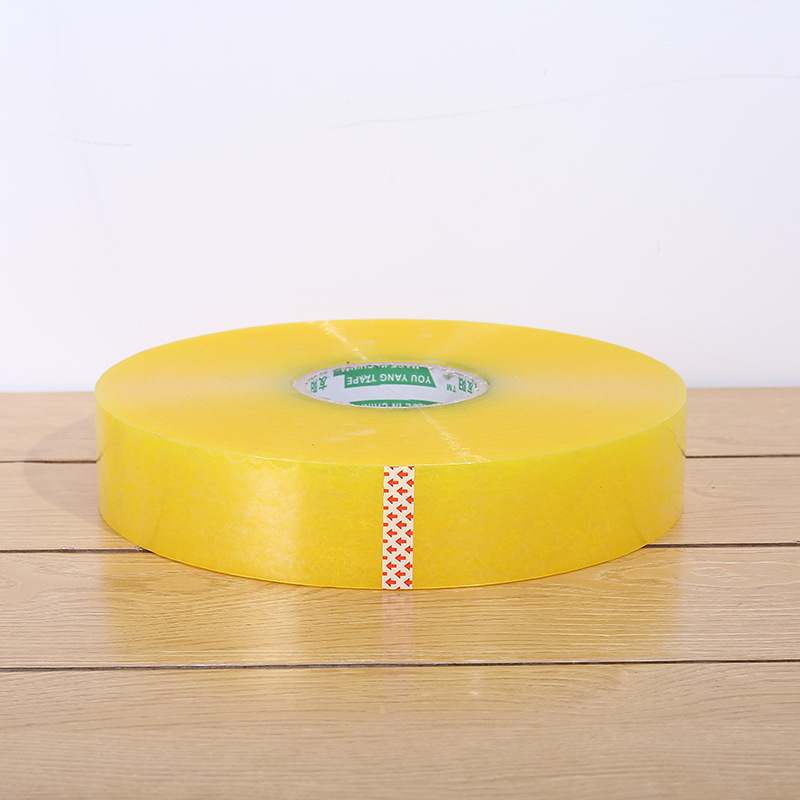 Wide tape transparent sealing and packaging tape machine, large rolls of multi-specification transparent tape, wholesale from the manufacturer details Picture