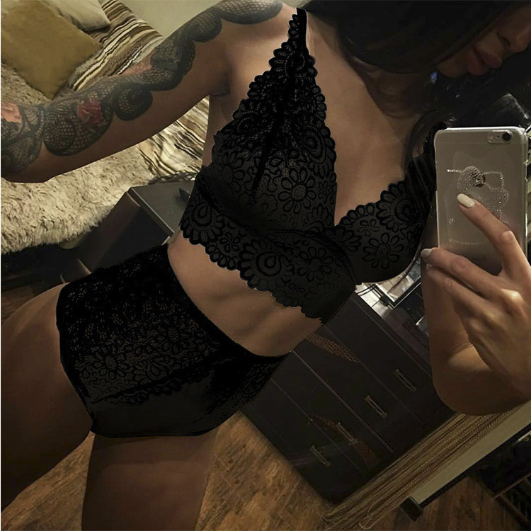 2018 AliExpress Amazon Export European and American Internet Celebrity lace Mesh Sex Underwear Set Wholesale 1166 Application Scenario