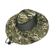 Outdoor hat digital camo hat Fisherman's hat Fishing hat sunscreen visor hat Big Cornice hat Mountaineering hat Benny hat Korea