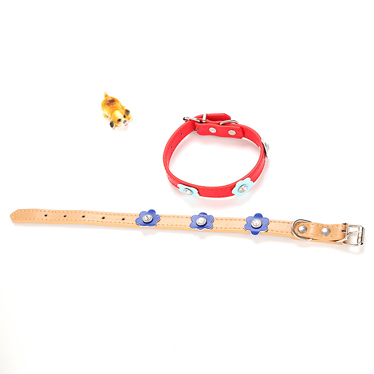 Wholesale direct supply from the manufacturer of pet supplies, including cat and dog collars, fresh and delicate floral series Item Picture