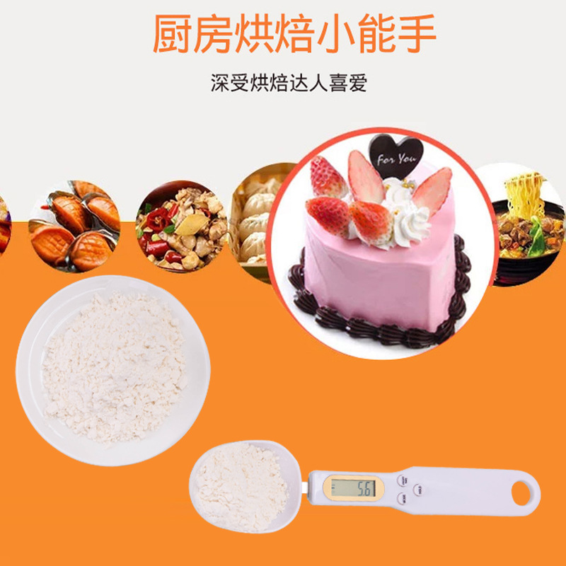 Cross-Border High-Precision Spoon Scale 500G/0.1G Electronic Measuring Spoon Milk Powder Medicinal Material Scale details Picture