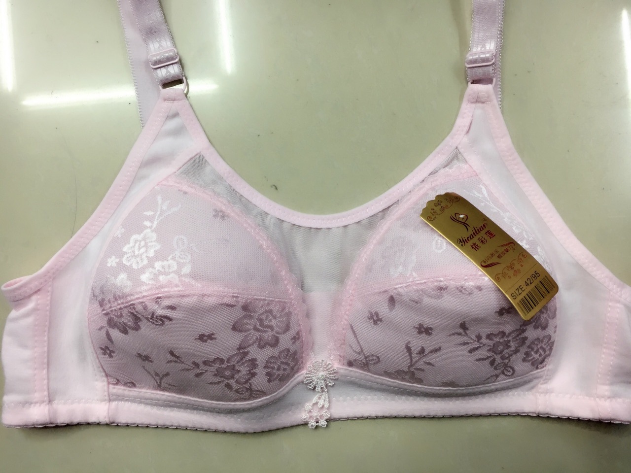 Icailin 3318# ultra-thin bra without rings or sponges details Picture