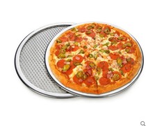 Thickened pizza mesh pan 6-20 "aluminum pizza mesh baking pan Pizza drying net pizza pan baking mold