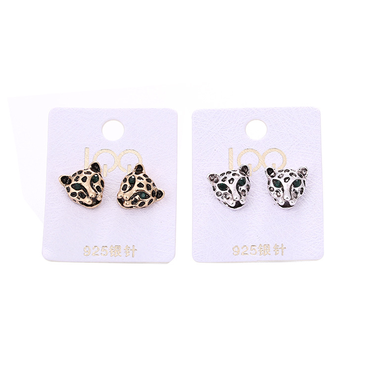 Japanese And Korean Version Of Temperament Earrings Fashion Antique Leopard Earrings Accessories S925 Silver Needle Pop Earrings For Women Application Scenario