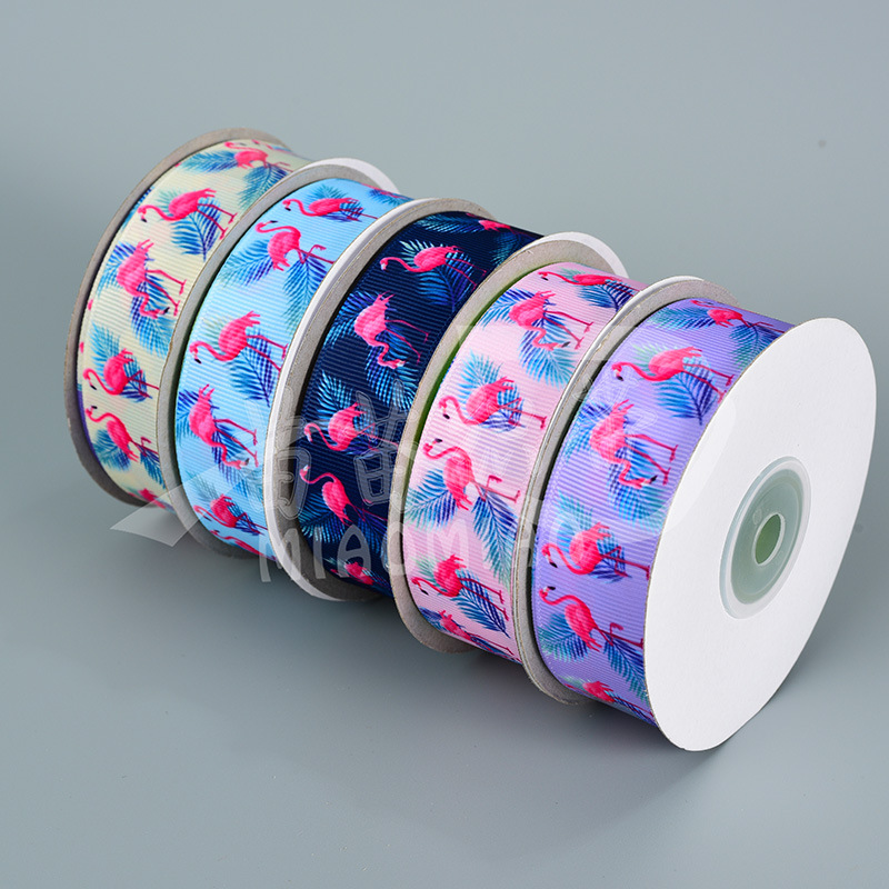2.5Cm Polyester Webbing Cartoon Heat Transfer Webbing Exquisite Printed Webbing Styles details Picture