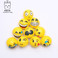 6.3cm开心笑脸pu球emoji黄色表情发泄海绵发泡压力球儿童玩具厂家图