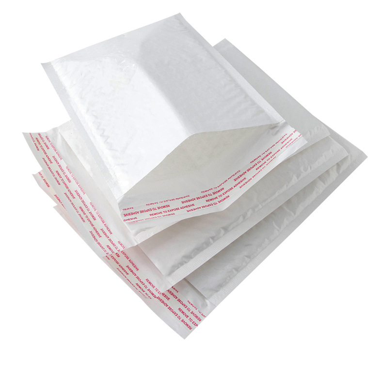 Pearlescent film bubble bag bubble envelope bag thickened express shockproof bubble bag manufacturer white express bag Item Picture