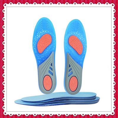 Men's And Women's Summer Running Sports Insole Basketball Soft Silicone Cushioned Insole Men's And Women's Gel Cushioned Stress Relief Insole details Picture