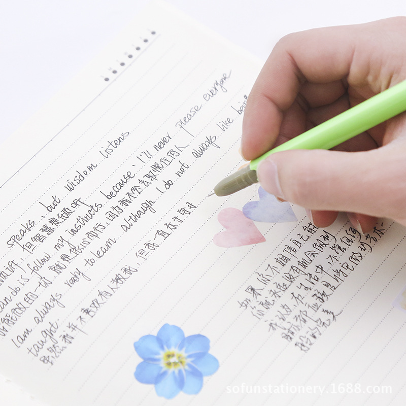 Customized ZF1866 cute Little Monkey 0.5 black plastic signature pen for office stationery in 2021 Application Scenario