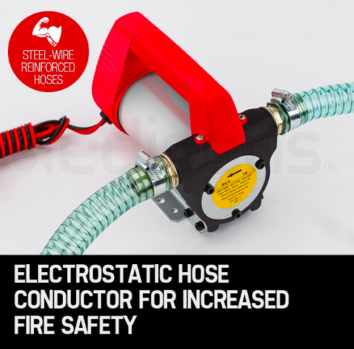 Cross-border e-commerce best-selling Australian 12V diesel pump with oil pipe, self-sealing oil gun, diesel pump kit, 12V oil pump Item Picture