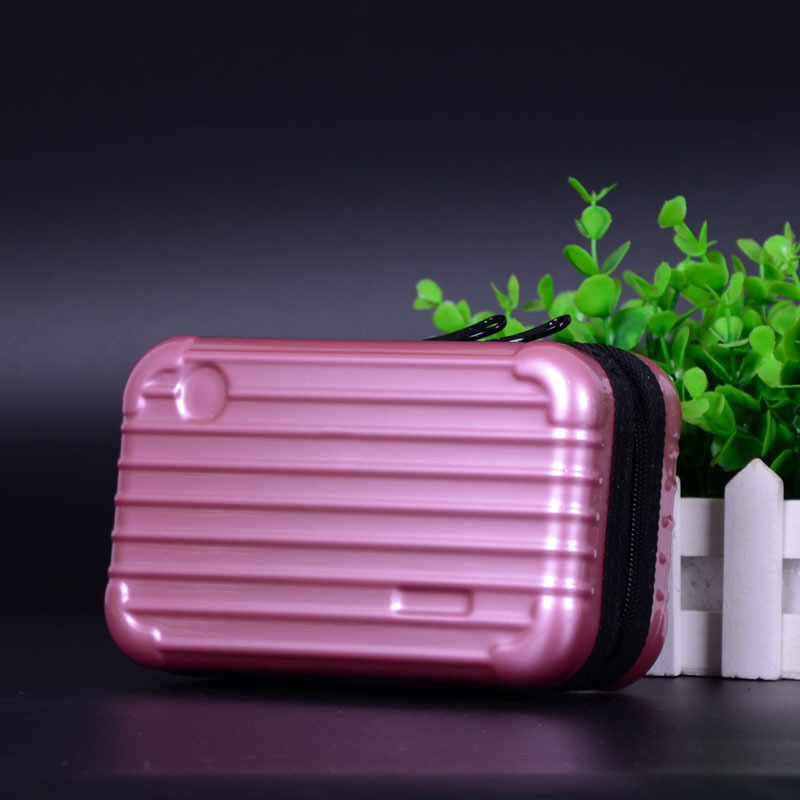 ABS+PC多功能硬壳洗漱化妆包旅行便携防水纯色手拿包logo