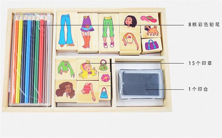 Children's educational seal toy set DIY combination seal set