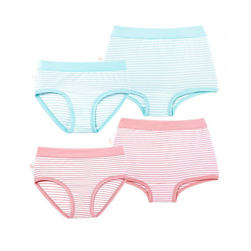 儿童内裤女孩白底实物图