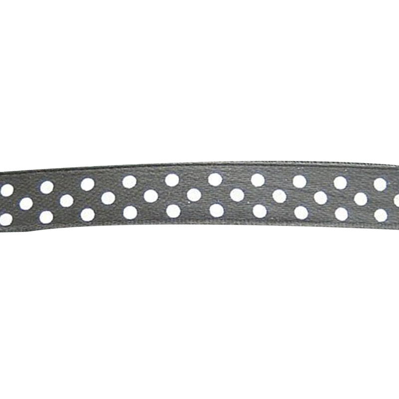 Jewelry Bow Print Dot Ribbon Available In Stock 3-Point Print Ribbon Print White Polka Dot Rib Ribbon Item Picture